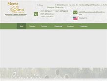 Tablet Screenshot of funerariamontedelosolivos.com